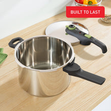 Load image into Gallery viewer, Tefal Secure Trendy Pressure Cooker 6L Stainless Steel
