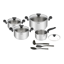 Load image into Gallery viewer, Tefal Primary Stainless Steel Non-Stick 11 Piece Cookware Set
