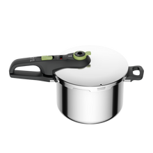 Load image into Gallery viewer, Tefal Secure Trendy Pressure Cooker 6L Stainless Steel
