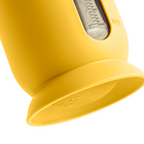 Blim+ QB Carafe Medium in yellow, close-up of the base