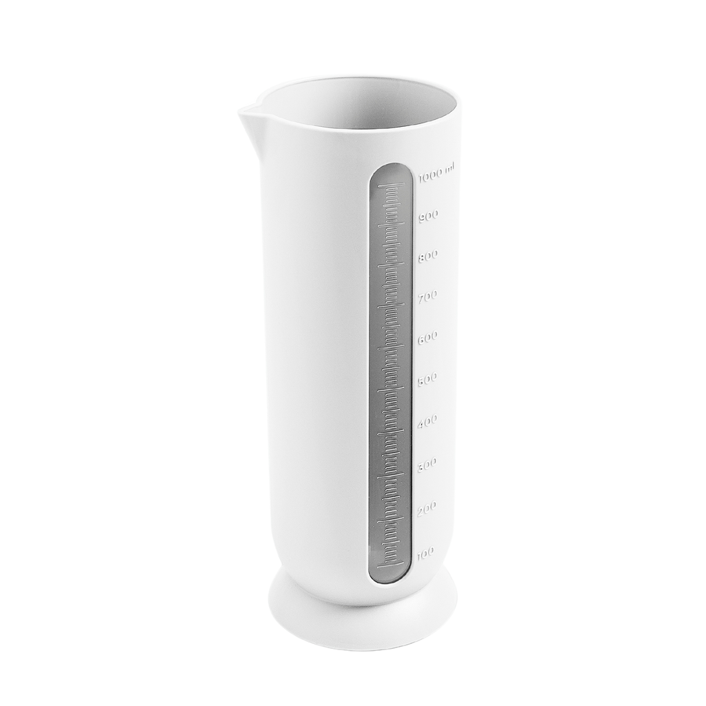 Blim+ QB Carafe Large in white, side view