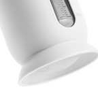 Blim+ QB Carafe Medium in white, close-up of the base