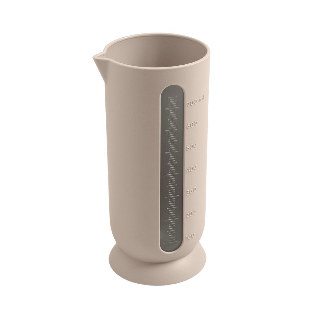 Blim+ QB Carafe Medium in taupe, side view
