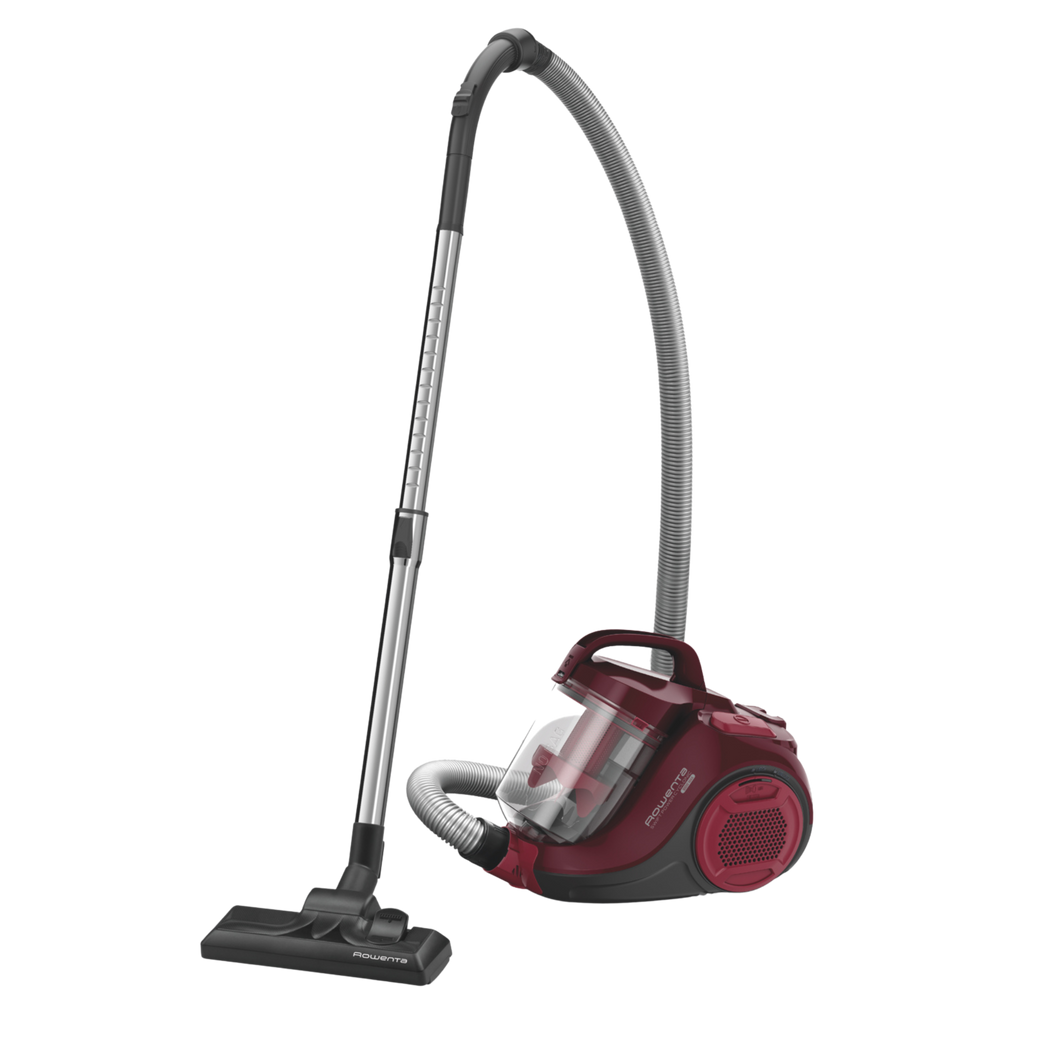 Rowenta Swift Power Cyclonic Bagless Vacuum Cleaner Dark Red