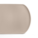 Blim+ Skateboard Chopping Board Medium in taupe, top view