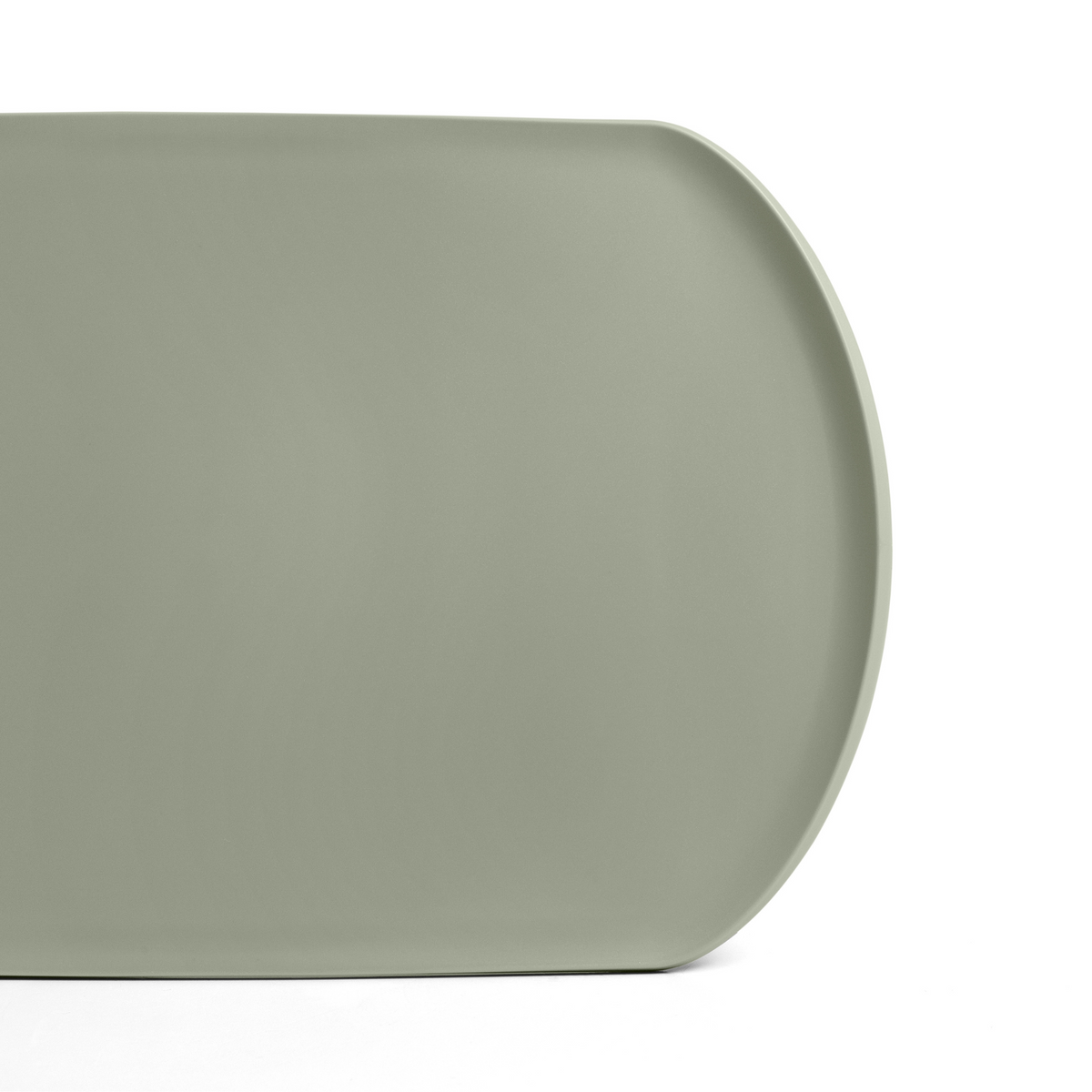 Blim+ Skateboard Chopping Board Medium in green, top view