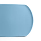 Blim+ Skateboard Chopping Board Medium in blue, top view