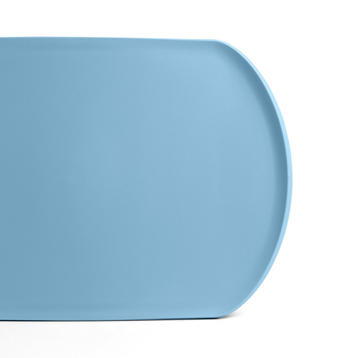 Blim+ Skateboard Chopping Board Medium in blue, top view