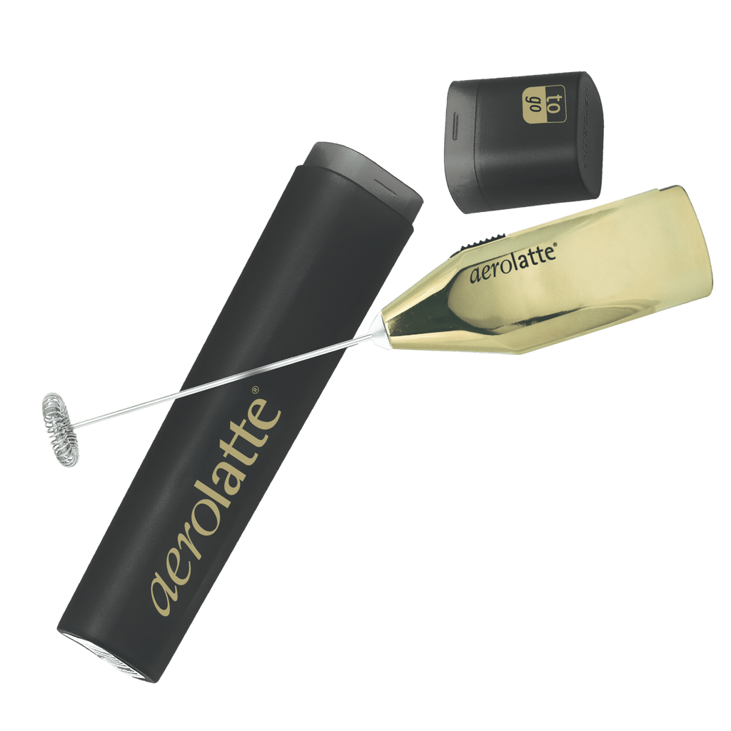 Aerolatte Champagne Gold Milk Frother To Go with Tube