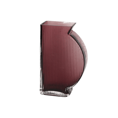 Andrea Fontebasso Tummy Vase Burgundy 20cm H - Room+