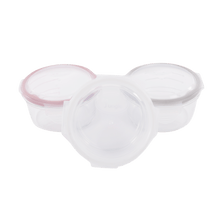 Load image into Gallery viewer, B - Bowls Glass (3pcs) (White, Grey &amp; Pink) - Room+
