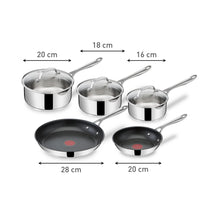 Load image into Gallery viewer, Jamie Oliver by Tefal Cook's Direct Stainless Steel 8-Piece Cookware Set - Room+
