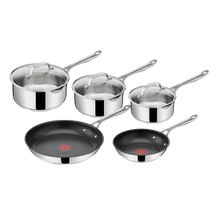 Load image into Gallery viewer, Jamie Oliver by Tefal Cook's Direct Stainless Steel 8-Piece Cookware Set - Room+
