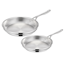 Load image into Gallery viewer, Jamie Oliver by Tefal Uncoated Stainless Steel Frying Pan Set 24 cm and 28 cm Box Deal - Room+

