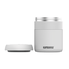 Load image into Gallery viewer, Kambukka Bora SS Double Wall Insulated Lunch Box Chalk White - 600 ml - Room+
