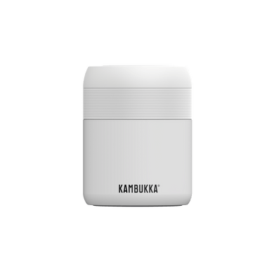 Kambukka Bora SS Double Wall Insulated Lunch Box Chalk White - 600 ml - Room+