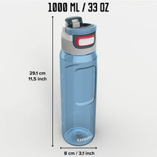 Load image into Gallery viewer, Kambukka Elton Water Bottle with 3 in 1 Snapclean® Lid Blue - 1000 ml - Room+
