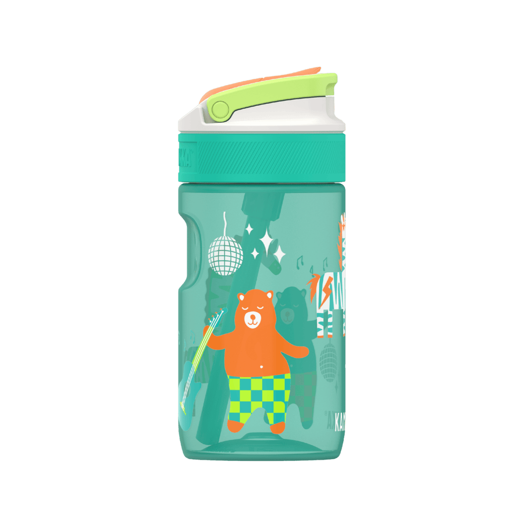 Kambukka Lagoon Disco Zoo Water Bottle with Straw Lid - 400 ml