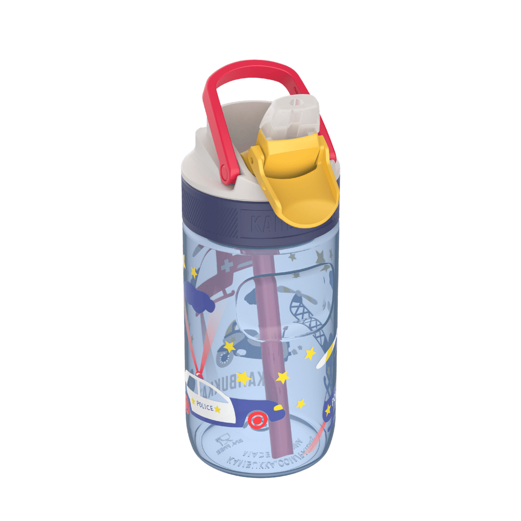 Kambukka Lagoon Police Patrol Water Bottle with Straw Lid - 400 ml - Room+