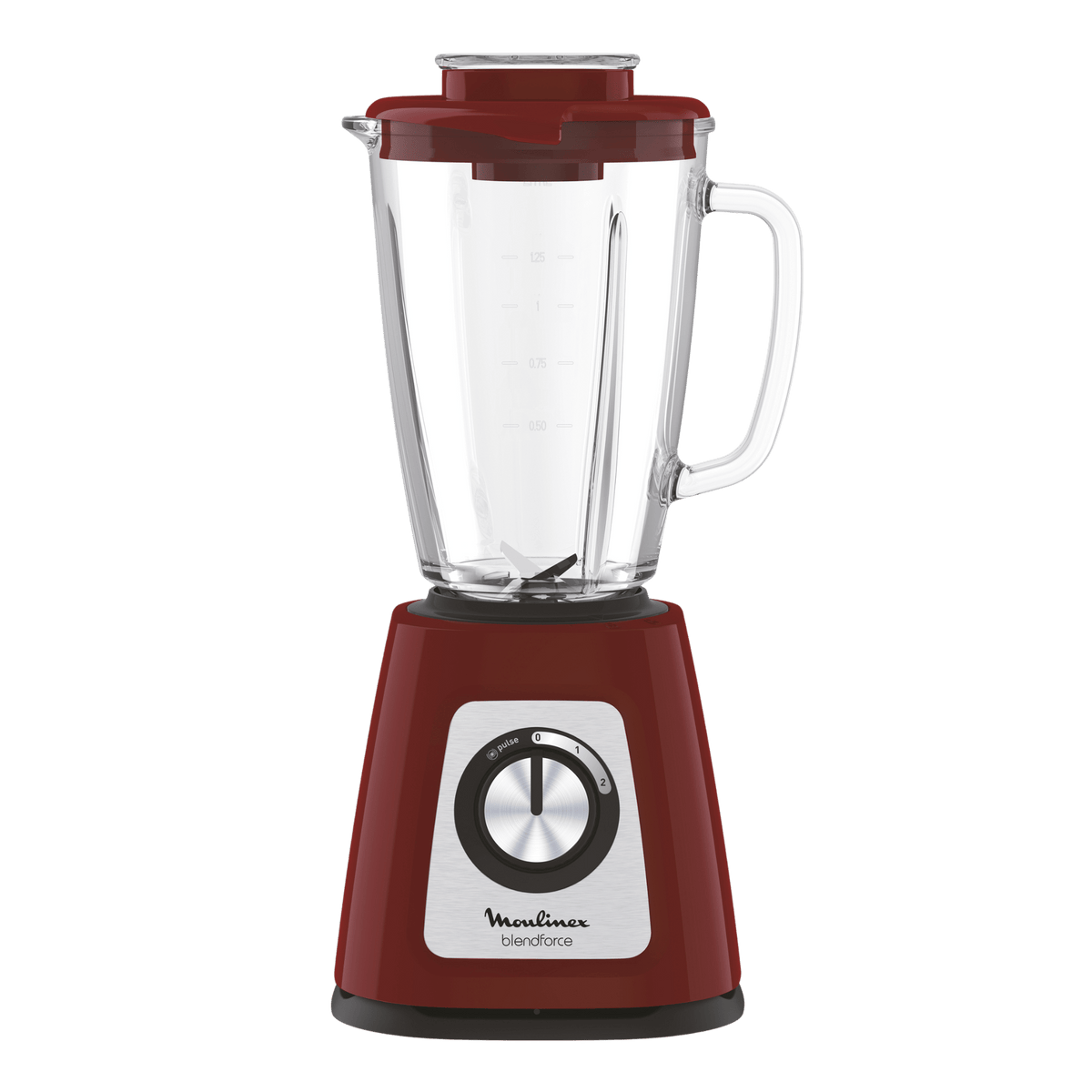 Moulinex Blendforce 2 Glass Jug Red 800 W