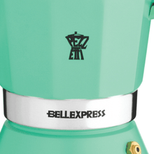 Load image into Gallery viewer, Pezzetti Belle Express Stove Top Coffee Maker - Green - Room+
