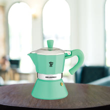 Load image into Gallery viewer, Pezzetti Belle Express Stove Top Coffee Maker - Green - Room+

