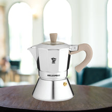 Load image into Gallery viewer, Pezzetti Belle Express Stove Top Coffee Maker - Silver - Room+
