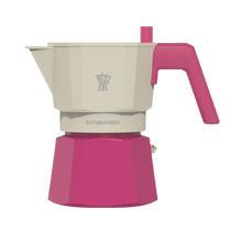 Load image into Gallery viewer, Pezzetti Future Express Stove Top Coffee Maker - Pink - Room+

