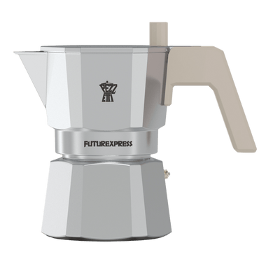 Pezzetti Future Express Stove Top Coffee Maker - Silver - Room+