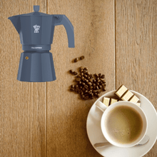 Load image into Gallery viewer, Pezzetti Ital Express Stove Top Coffee Maker - Grey - Room+
