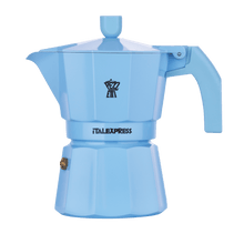 Load image into Gallery viewer, Pezzetti Ital Express Stove Top Coffee Maker - Pastel Blue - Room+
