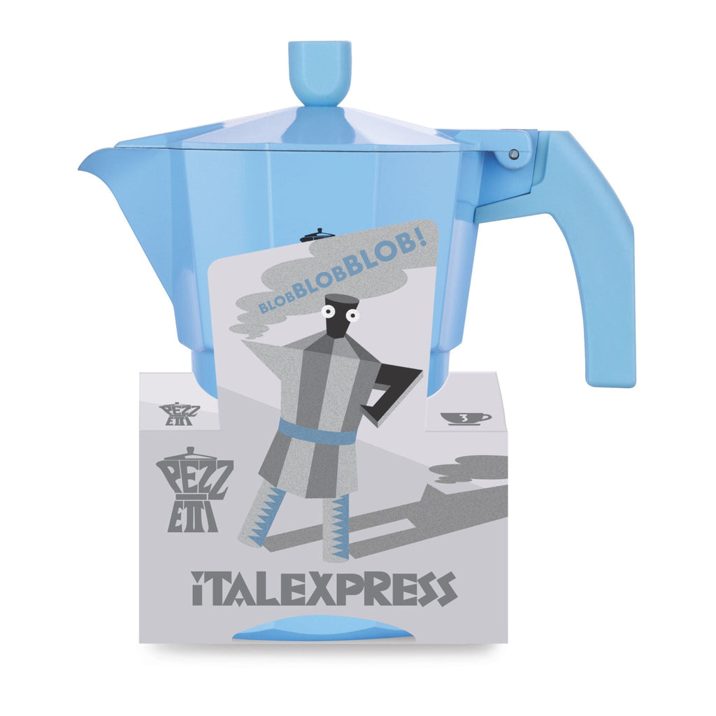 Pezzetti Ital Express Stove Top Coffee Maker - Pastel Blue