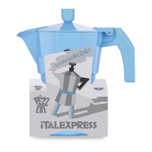Load image into Gallery viewer, Pezzetti Ital Express Stove Top Coffee Maker - Pastel Blue - Room+

