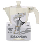 Pezzetti Ital Express Stove Top Coffee Maker - Pastel Cream