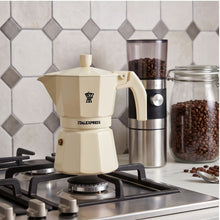 Load image into Gallery viewer, Pezzetti Ital Express Stove Top Coffee Maker - Pastel Cream - Room+
