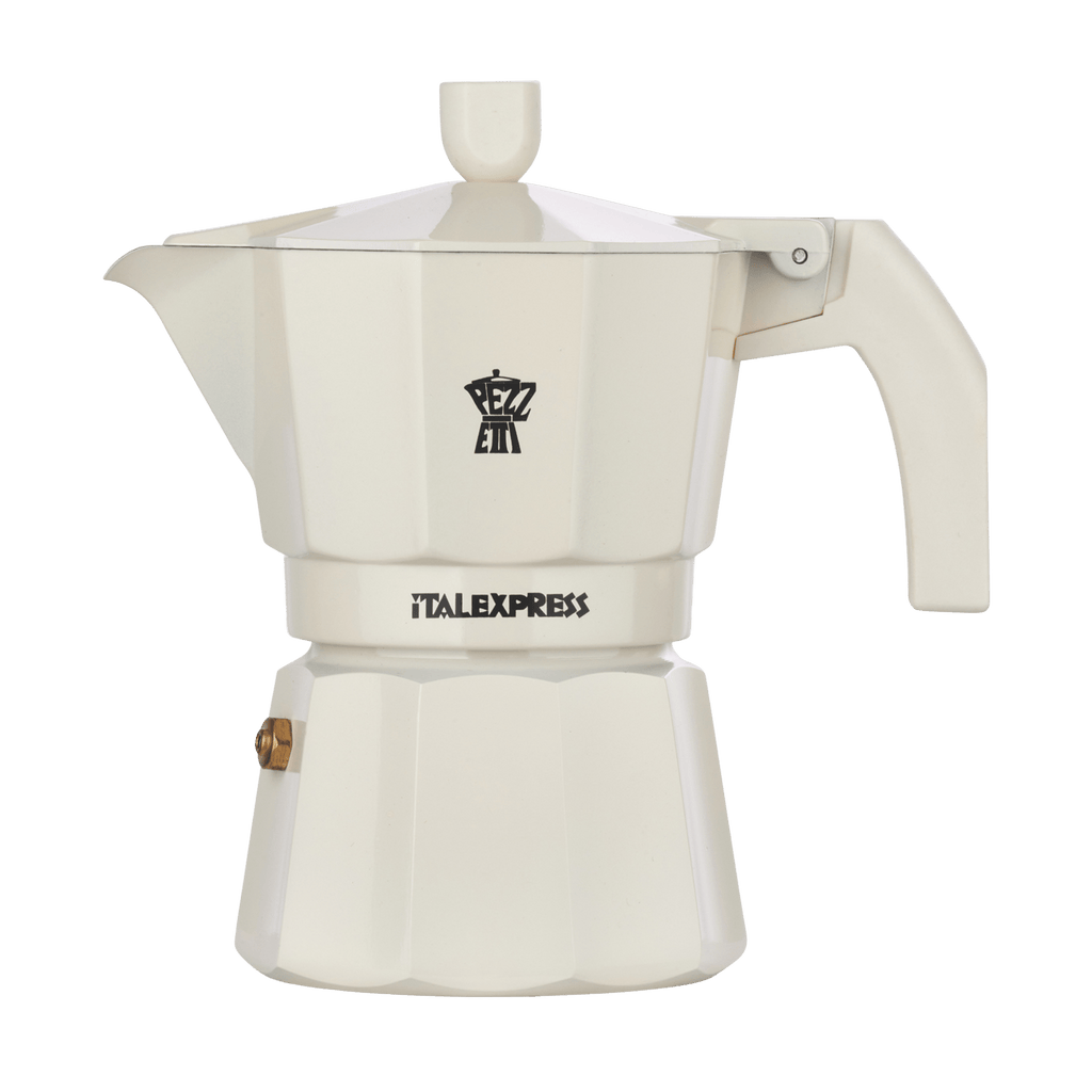 Pezzetti Ital Express Stove Top Coffee Maker - Pastel Cream