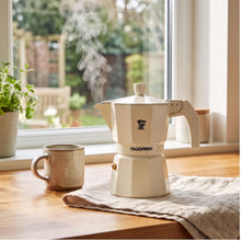 Load image into Gallery viewer, Pezzetti Ital Express Stove Top Coffee Maker - Pastel Cream - Room+
