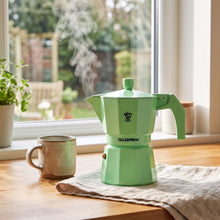Load image into Gallery viewer, Pezzetti Ital Express Stove Top Coffee Maker - Pastel Green - Room+
