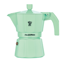 Load image into Gallery viewer, Pezzetti Ital Express Stove Top Coffee Maker - Pastel Green - Room+
