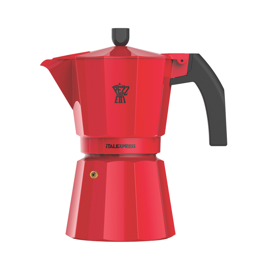 Pezzetti Ital Express Stove Top Coffee Maker - Red - Room+