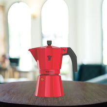 Load image into Gallery viewer, Pezzetti Ital Express Stove Top Coffee Maker - Red - Room+
