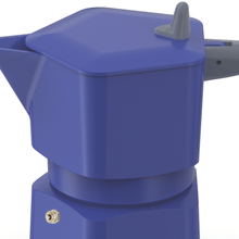 Load image into Gallery viewer, Pezzetti Penta Express Stove Top Coffee Maker - Blue - Room+
