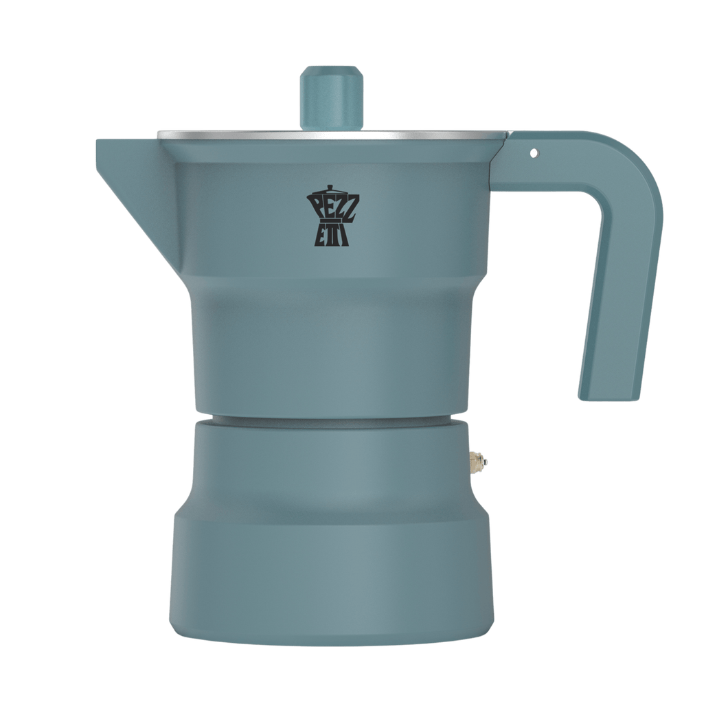 Pezzetti Solid Express Stove Top Coffee Maker - Blue - Room+