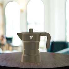 Load image into Gallery viewer, Pezzetti Solid Express Stove Top Coffee Maker - Brown - Room+
