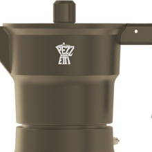 Load image into Gallery viewer, Pezzetti Solid Express Stove Top Coffee Maker - Brown - Room+
