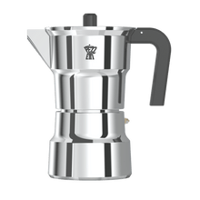 Load image into Gallery viewer, Pezzetti Solid Express Stove Top Coffee Maker - Silver - Room+

