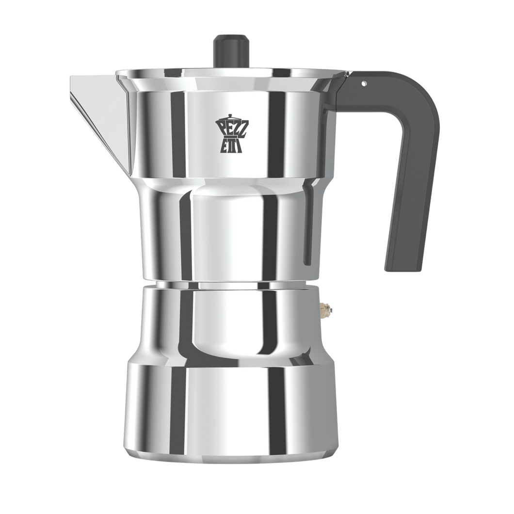 Pezzetti Solid Express Stove Top Coffee Maker - Silver - Room+