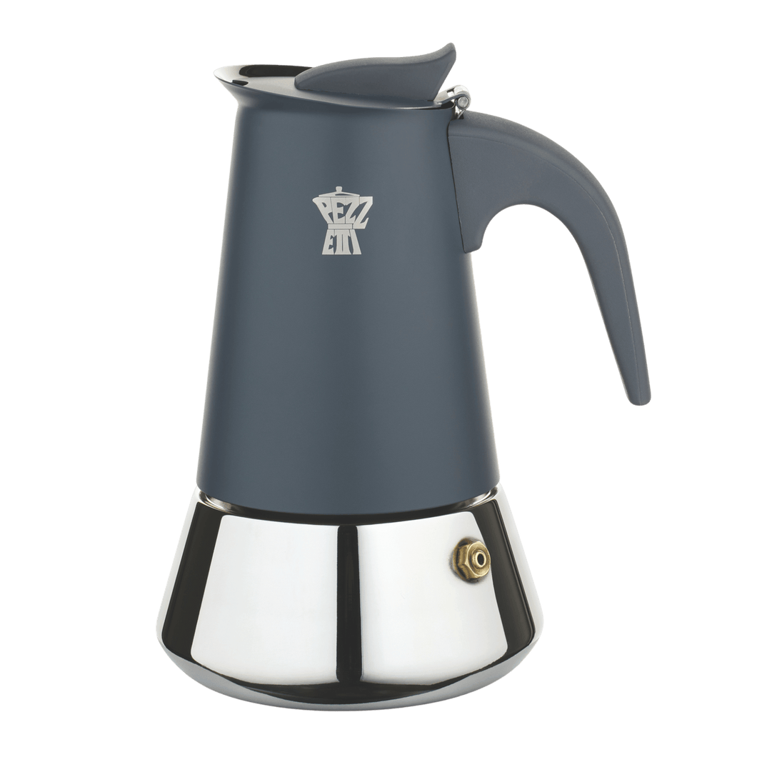 Pezzetti Steel Express Stove Top Coffee Maker - Grey - Room+