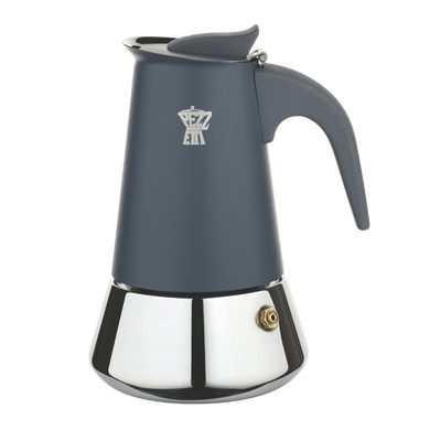 Pezzetti Steel Express Stove Top Coffee Maker - Grey - Room+