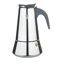 Load image into Gallery viewer, Pezzetti Steel Express Stove Top Coffee Maker - Silver - Room+
